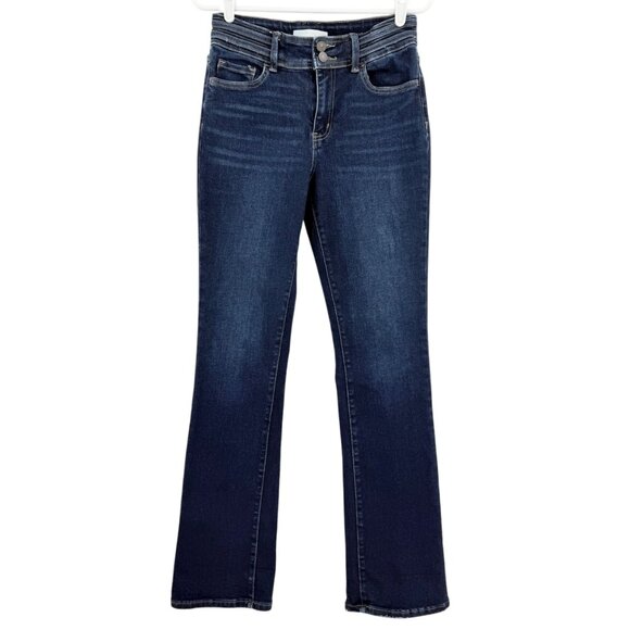 Vervet Blue Women's Bootcut Mid Rise Stretch Blue Denim Jeans Size 28 - Picture 1 of 11